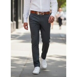 Nike Genuine Leather Swoosh Buckle Belt Tan Brown Small